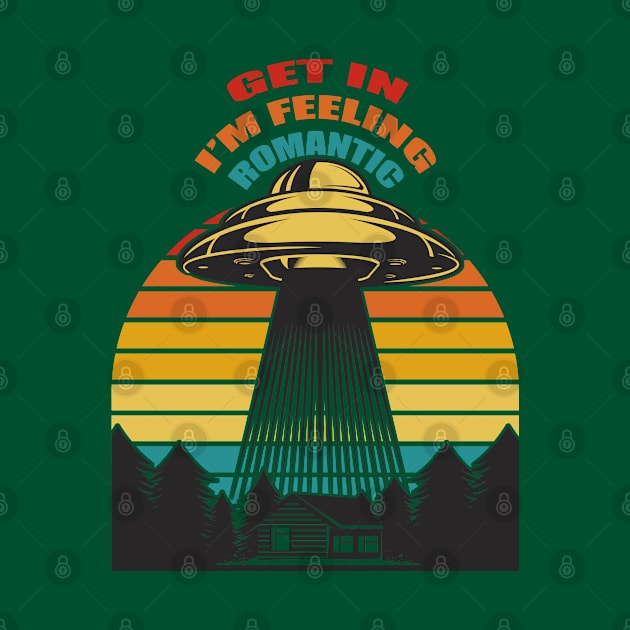 Funny Alien Ufo Retro Shirt by Retro_Design_Threadz