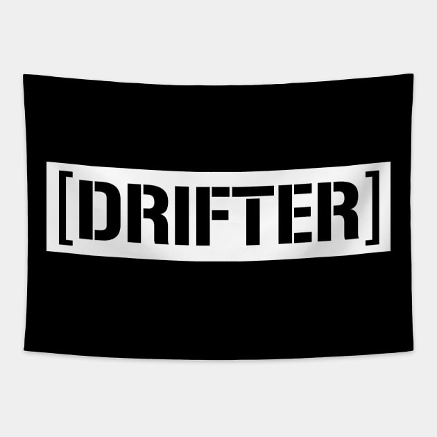 DRIFTER (Censor Bar Logo) Tapestry by cowtown_cowboy