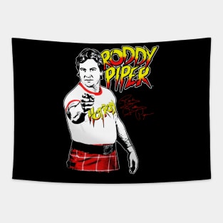 Roddy piper Punch Tapestry