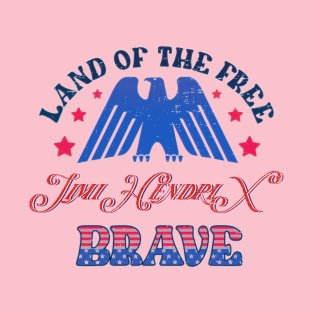 BRAVE HENDRIX GUITAR HERO - LAND OF THE FREE T-Shirt