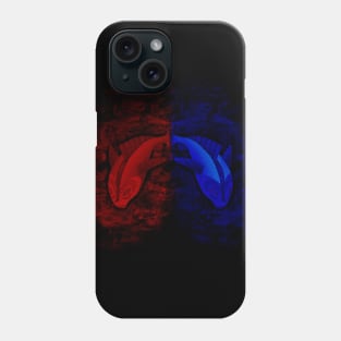 Mirror Koi - Red & Blue Phone Case