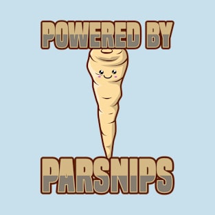 Powered By Parsnips - Vegan Kawaii Parsnip T-Shirt