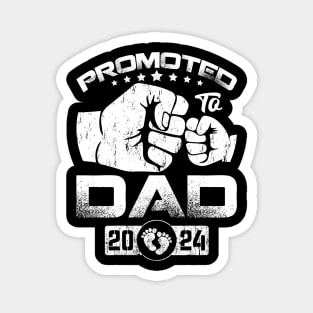 Promoted To Dad Est 2024 Father's Day Magnet