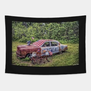 Patriotic Rides Tapestry