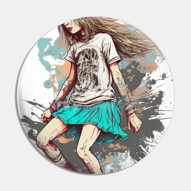 skater girl Pin by JayD World