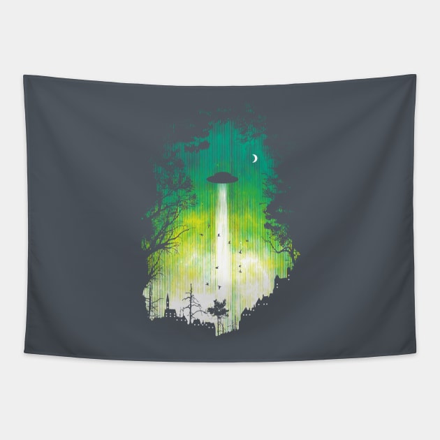 Alienation Radiation Tapestry by Daletheskater