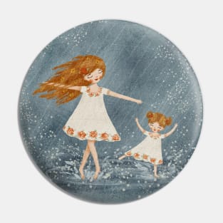 Dancing in the Rain Pin