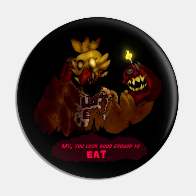 Nightmare Chica- Good enough to eat Pin by VioletRose