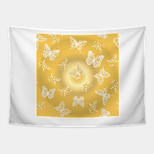 Butterfly Yellow Tapestry