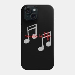 Music is life Phone Case