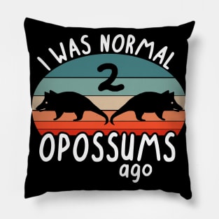 Normal Opossum Vintage Saying Animal Car Fan Pillow