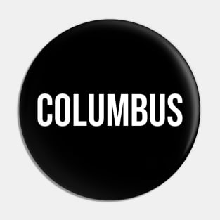 Columbus Pin