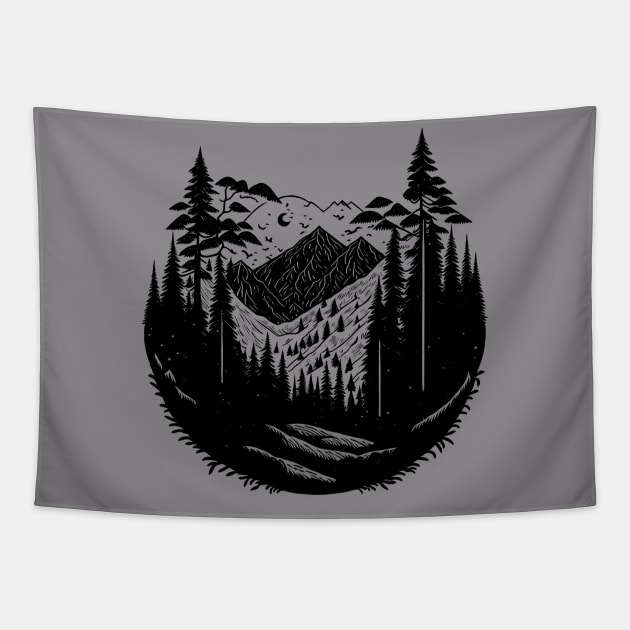 colorless nature Tapestry by Rain Of Colors