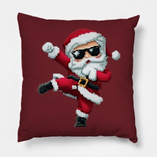 Christmas Santa Popstar embroidery style 26 Pillow