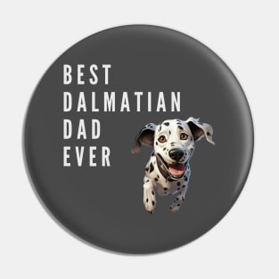 Best Dalmatian Dad Pin