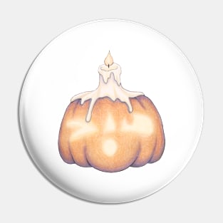 Candle Pumpkin Pin