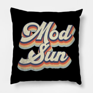 Retro Mod Pattern 70s 80s 90s Birthday Classic Style Pillow