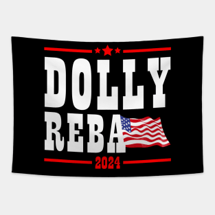 Dolly Reba 2024 For President Tapestry