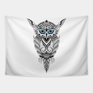 Owl Art Geometric Design best funny cute gift for Men Women Tapestry