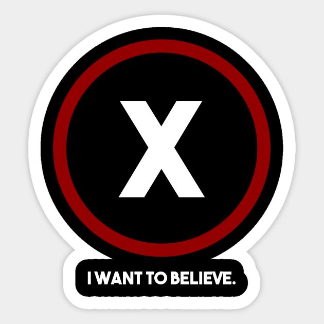 The X Files Logo T-Shirt - The X Files - Sticker | TeePublic