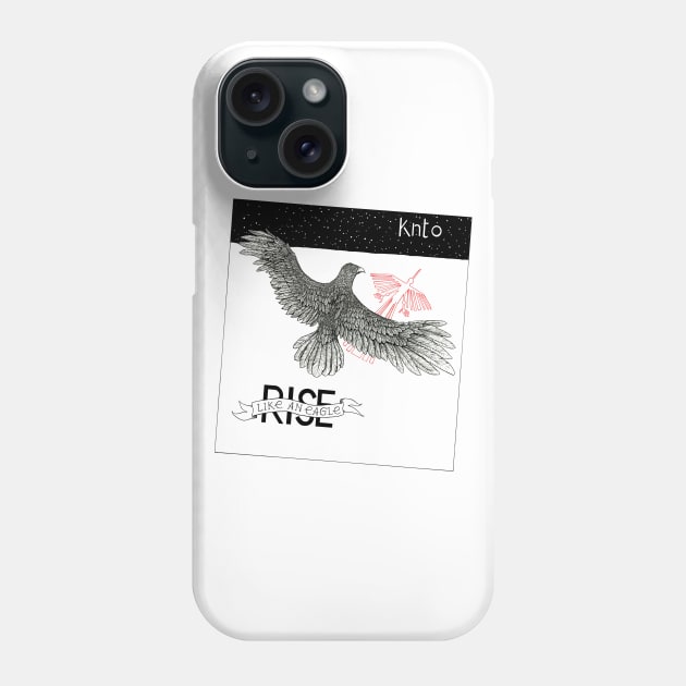 Rise like a Eagle Phone Case by tristan.r.rosenkreutz