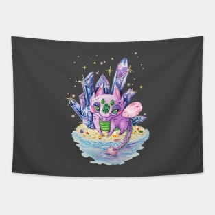 Crystal dragon Tapestry