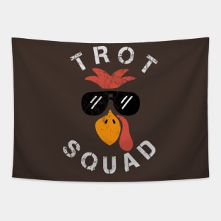 Trot Squad Turkey Thanksgiving Tapestry