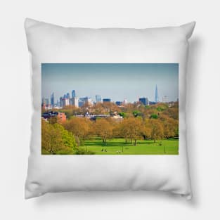 London Skyline Cityscape Primrose Hill Pillow