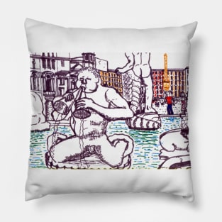 Piazza Navona Pillow