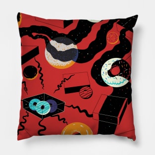 Cosmic Doughnuts Pillow