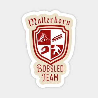 Matterhorn Bobsled Team Magnet