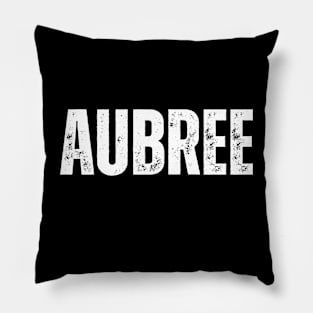 Aubree Name Gift Birthday Holiday Anniversary Pillow