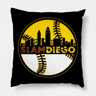 Slam Diego Baseball City Sunset 3 Pillow