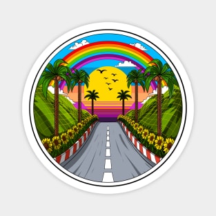 Hippie Summer Holiday Magnet