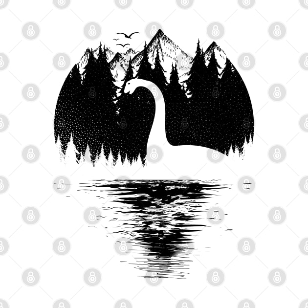 Loch Ness Monster Nessie by Tesszero