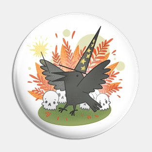 Magic raven Pin