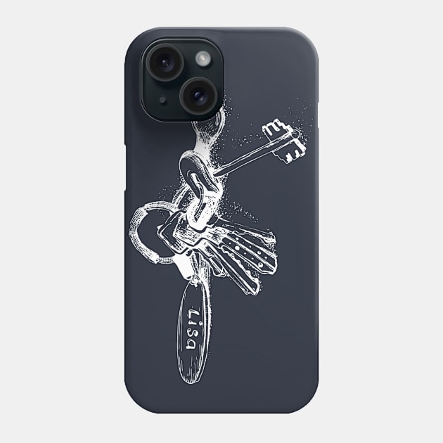 Keys to the heart of Lisa. Phone Case by ElizabethArt