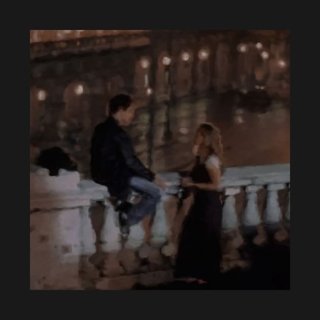 BEFORE SUNRISE FILM BALCONY PAINTING by aplinsky