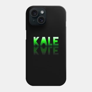 Kale - Healthy Lifestyle - Foodie Food Lover - Graphic Typography Phone Case