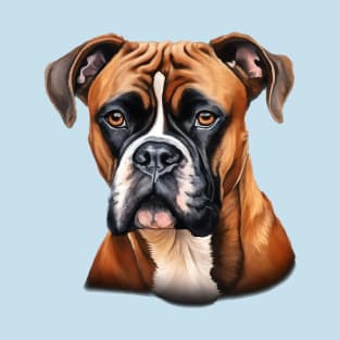 Boxer Dog Portrait T-Shirt