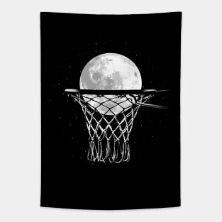 Basketball Moon Tapestry