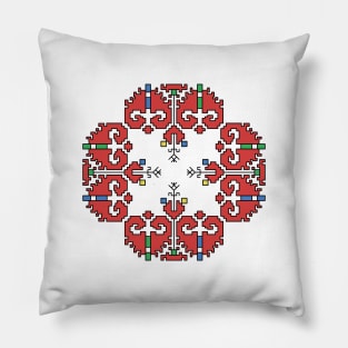 Bulgarian folk ornaments Pillow