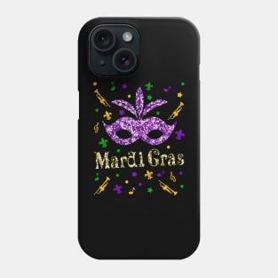 Mardi Gras 2020 Girls Mask Beads New Orleans Party Phone Case