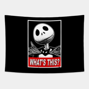 Spooky Nightmare Christmas Halloween Quote Meme Tapestry