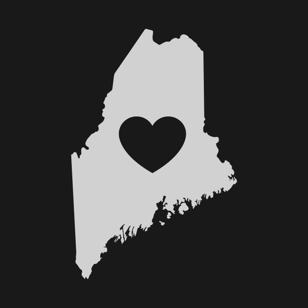 Maine Love Heart by helloshirts