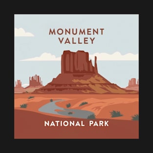 Monument Valley National Park Travel Sticker T-Shirt