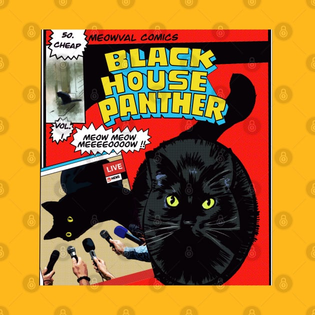 Black House Panther Cat by TAP4242