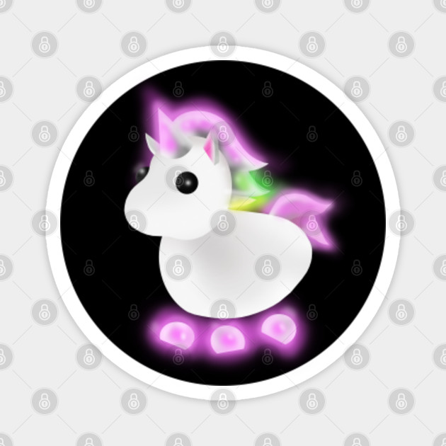 Adopt Me Roblox Unicorn Roblox Magnet Teepublic - roblox avatar unicorn roblox pictures