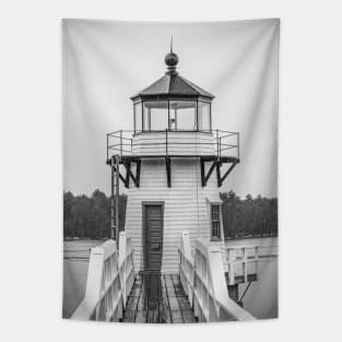 Doubling Point Black and White Tapestry