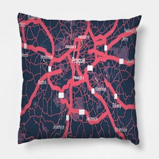 Prague colour map Pillow